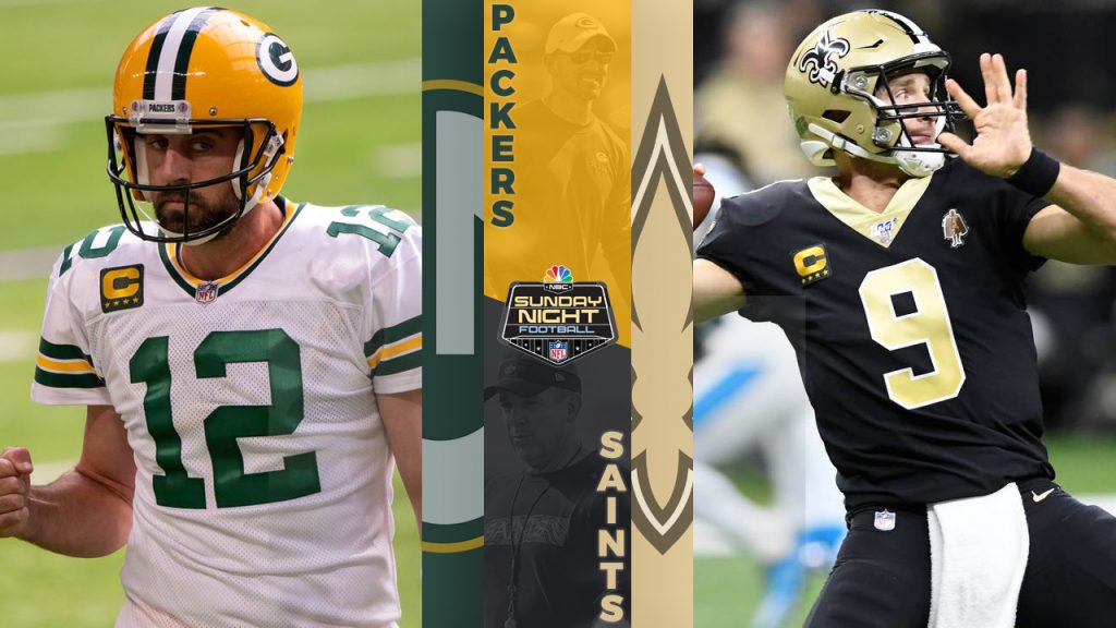 Green Bay Packers vs New Orleans Saints SNF Stat Primer Then & Now